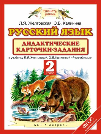 

Русский язык. 2 класс. Дидактические карточки-задания