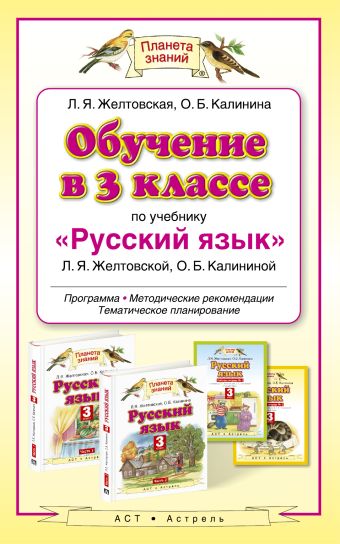 

Обучение в 3 классе по учебнику «Русский язык». Методическое пособие