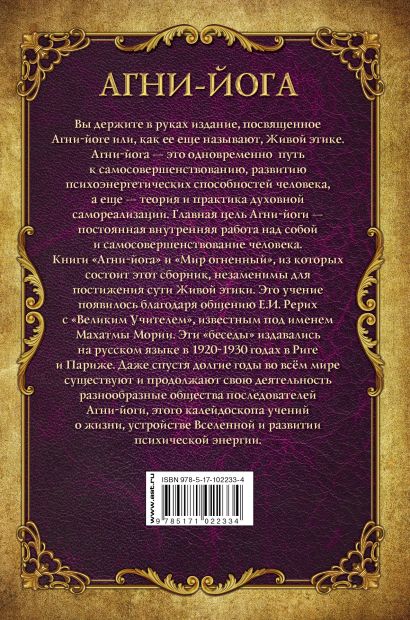 Книга Агни-йога • Рерих Е.И., Рерих Н.К. – купить книгу по низкой цене ...