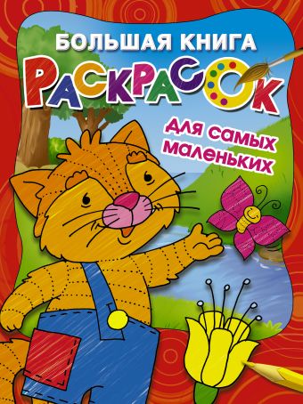 Большая книга раскрасок для самых маленьких Большая книга раскрасок для самых маленьких Двинина Л.В.