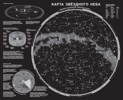 Карта звездного неба по координатам