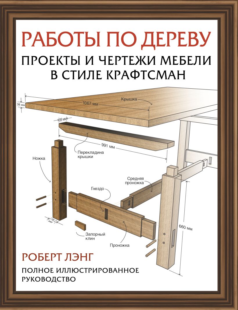 Книга работы по дереву мебель для дома проекты и чертежи марк рипли