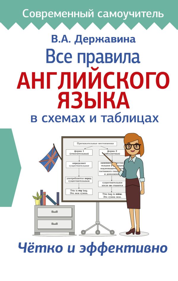 Все правила английского языка в схемах и таблицах. Державина Виктория Александровна