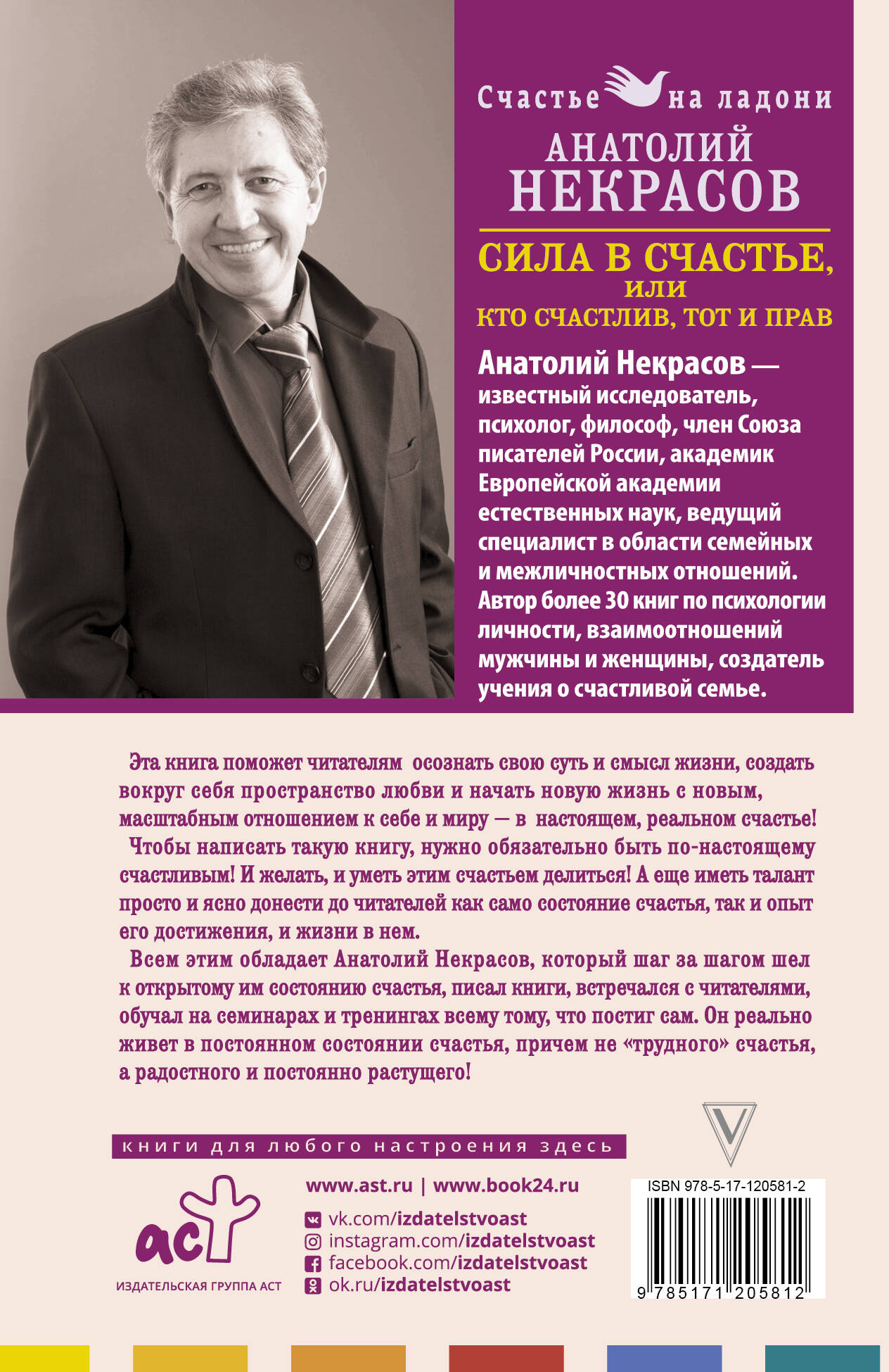 Сила в счастье, или Кто счастлив, тот и прав (Некрасов Анатолий  Александрович). ISBN: 978-5-17-120581-2 ➠ купите эту книгу с доставкой в  интернет-магазине «Буквоед»