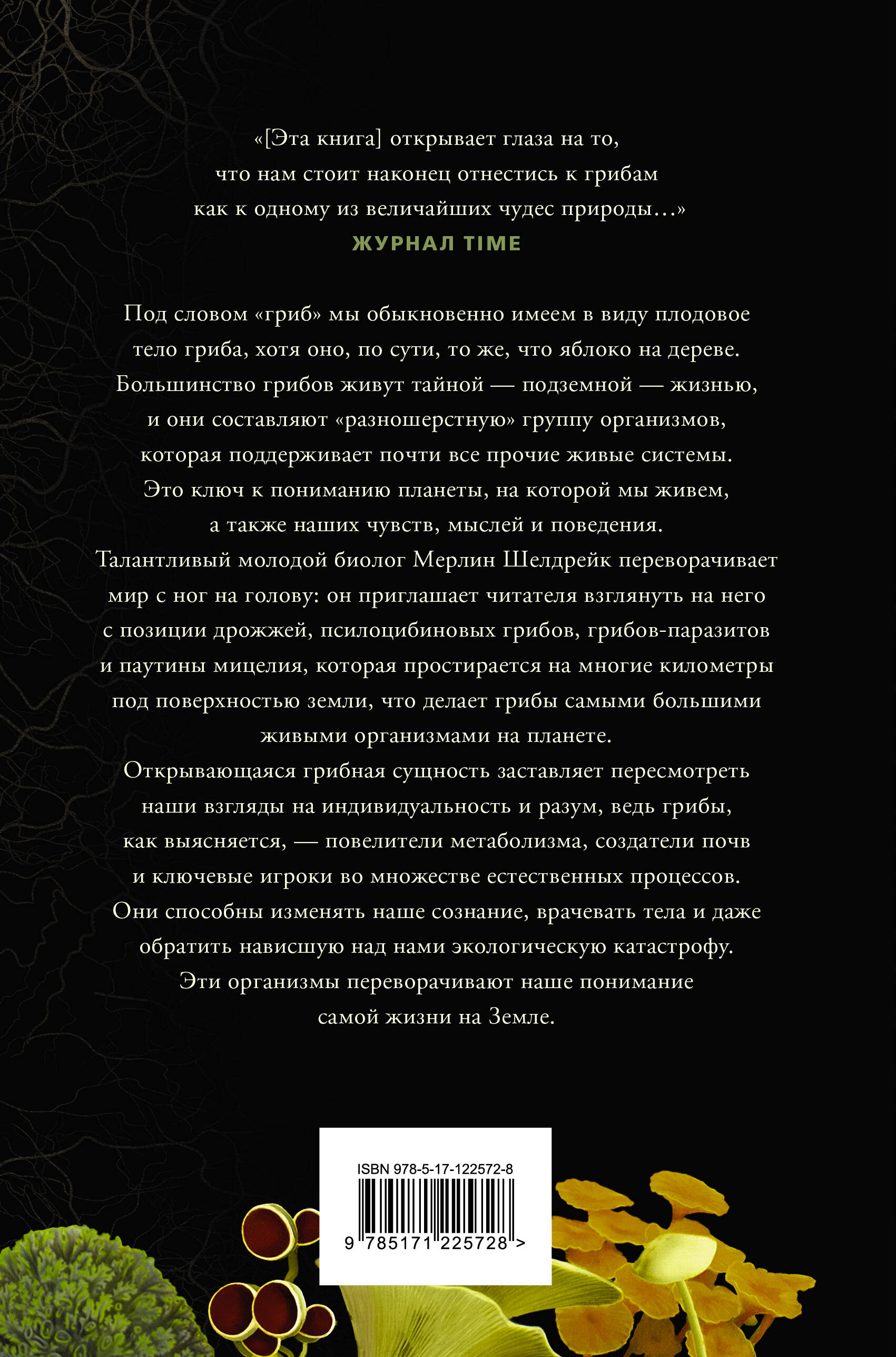 Запутанная жизнь. Как грибы меняют мир, наше сознание и наше будущее  (Шелдрейк Мерлин). ISBN: 978-5-17-122572-8 ➠ купите эту книгу с доставкой в  интернет-магазине «Буквоед»