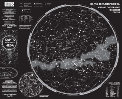 Карта звездного неба астрономия