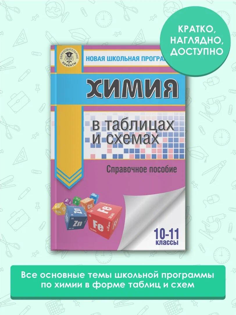 ЕГЭ. Химия в таблицах и схемах для подготовки к ЕГЭ (Савинкина Елена  Владимировна, Логинова Галина Павловна). ISBN: 978-5-17-138987-1 ➠ купите  эту книгу с доставкой в интернет-магазине «Буквоед»