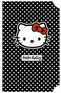 48398.Записная книжка в пластиковой обложке Hello Kitty Белый горох 48398.Записная книжка в пластиковой обложке Hello Kitty Белый горох