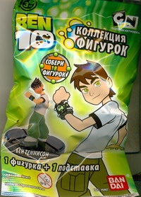 BEN 10. Фигурки (1 бол.кор.=12 мал.кор. х 24 шт.) BEN 10. Фигурки (1 бол.кор.=12 мал.кор. х 24 шт.)