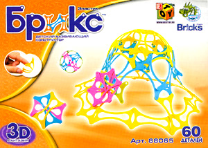 K.SH.Конструктор Брикс 3D. 60 дет.Шляпка.арт.JH8806Е K.SH.Конструктор Брикс 3D. 60 дет.Шляпка.арт.JH8806Е