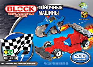 K.SH.Конструктор Блок.3D 200 дет.Гоночные машины.JH611 K.SH.Конструктор Блок.3D 200 дет.Гоночные машины.JH611
