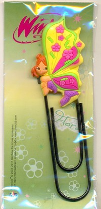 Winx.Закладка-скрепка(1бол.кор.=50пак.х20шт.)