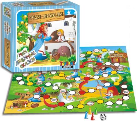 Наст.игр.:ТГ.Сказки Гуси-Лебеди арт.00626 Наст.игр.:ТГ.Сказки Гуси-Лебеди арт.00626