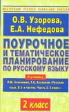 Поурочное и тематическое планирование по русскому языку. 2 класс