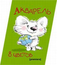 Краски акварельные"Кошачья школа"8цв,с кистью 99198 Краски акварельные"Кошачья школа"8цв,с кистью 99198