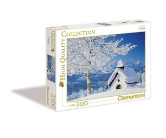 CLem.Пазл. 500эл.Классика.30365 Заснеженная избушка в Альпах CLem.Пазл. 500эл.Классика.30365 Заснеженная избушка в Альпах