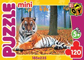 Пазл-мини 120А.6416"Тигры 2"4в Пазл-мини 120А.6416"Тигры 2"4в