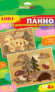 Рст.К.Панно из дер.соломки Лошадка и ежик Рст.К.Панно из дер.соломки Лошадка и ежик