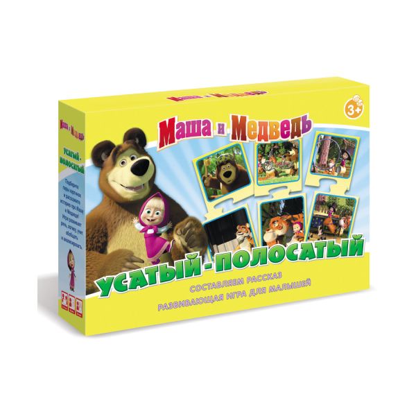 

Настольная игра «Маша и Медведь. Усатый-полосатый»