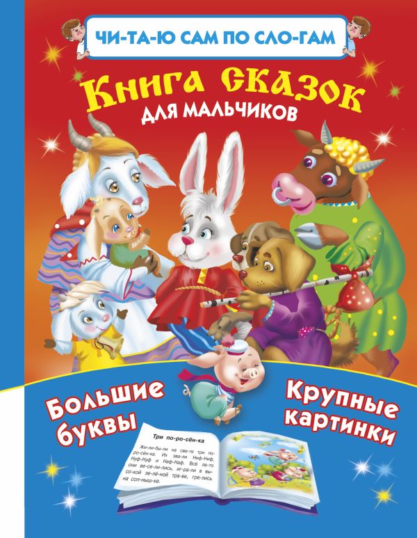 Читаю САМ по слогам.Книга сказок для мальчиков Читаю САМ по слогам.Книга сказок для мальчиков Дмитриева В.Г.