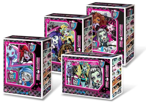 Пазл-мини 54 эл. Monster High, дизайн 1