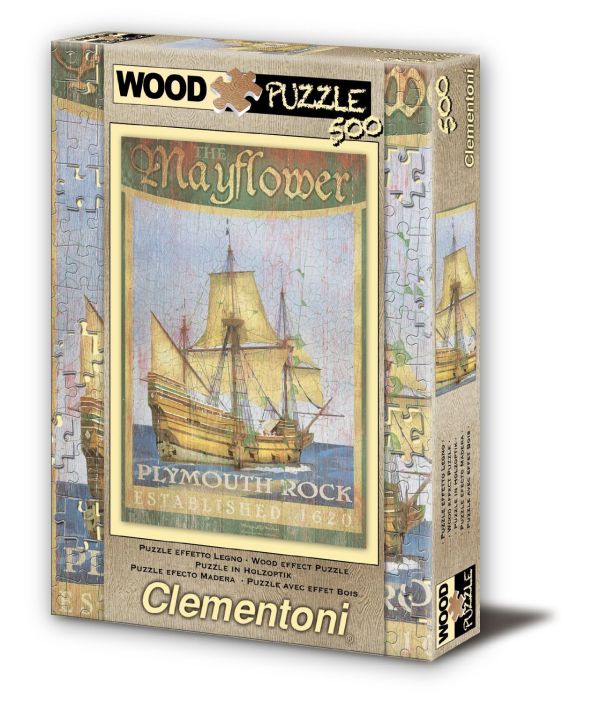 CLem.Пазл. 500эл. Дерево.37039 Патрик Рейд О'Брайен Парусник Мэйфлауэр CLem.Пазл. 500эл. Дерево.37039 Патрик Рейд О'Брайен Парусник Мэйфлауэр