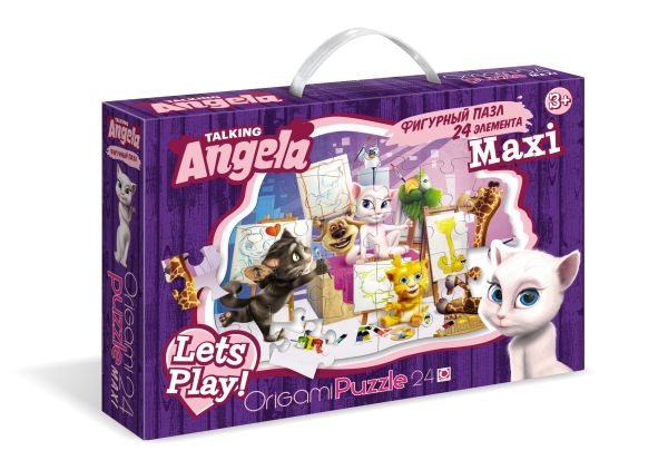 

TF.Пазл.Супер-макси 24А. контурный."Художники".коробка с ручкой.00969.