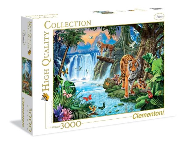 

Пазл 3000 эл. Семейство тигров