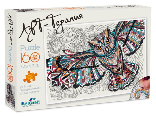 

Арт-терапия.Пазл.160Эл.Филин.03049