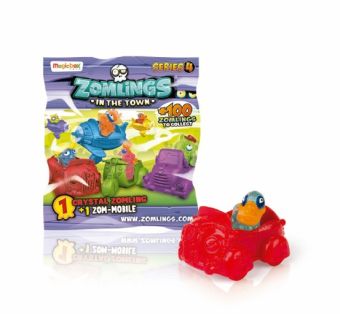 Фигурка "Zomlings in the town" 4 серия (1 фигурка + зум. мобиль) арт.ZM40401 Фигурка "Zomlings in the town" 4 серия (1 фигурка + зум. мобиль) арт.ZM40401