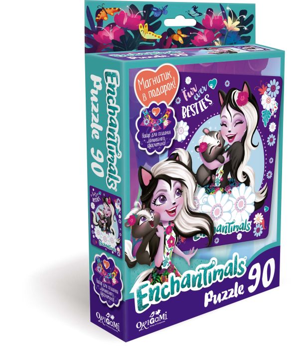 Энчантималс.Пазл.90Эл. +магнитик.Besties.03551
