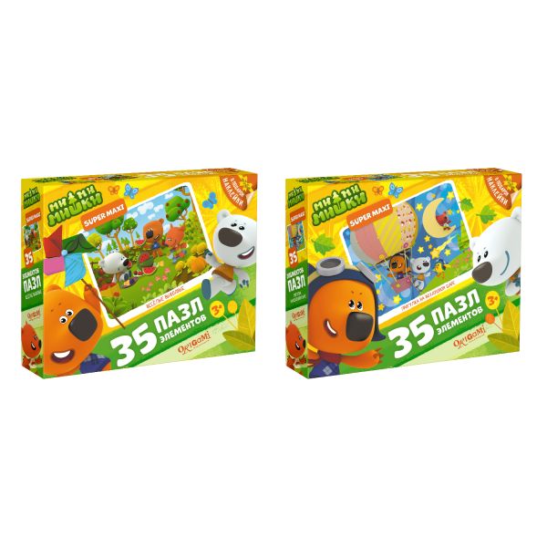 

МиМиМишки. Пазл 35 гиг.в асс. +наклейки.03681
