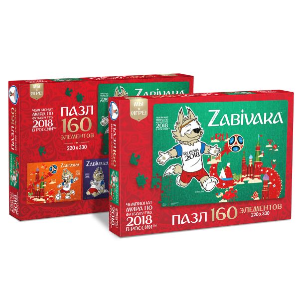 ЧМ2018.Пазл.160Эл.Забивака.Победа за нами.03822 ЧМ2018.Пазл.160Эл.Забивака.Победа за нами.03822