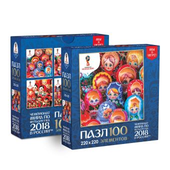 

ЧМ2018.Пазл.100Эл.Матрешки.Лучшие.03801