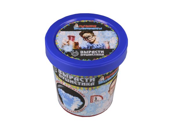 Опыты.НТ.Лучшие эксперименты "Вырасти небесно-голубого пушистика" (120 гр.)