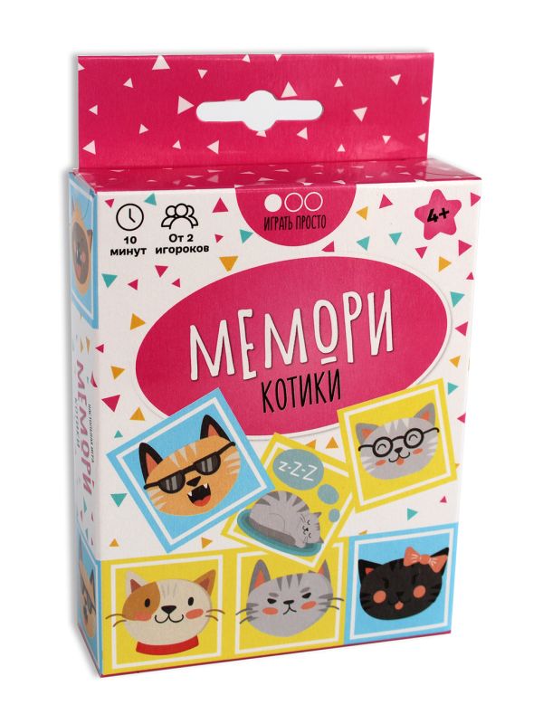 

Настольная игра МЕМОРИ. Котики