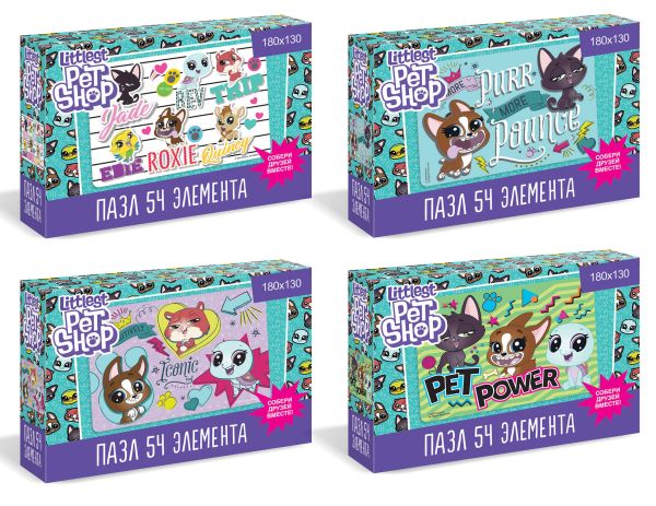 

Пазл-мини 54 эл. Littlest Pet Shop. Вместе мы сила!