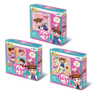 

Консуни.Пазл. 25Эл. в асс. +глиттерный маркер.04797