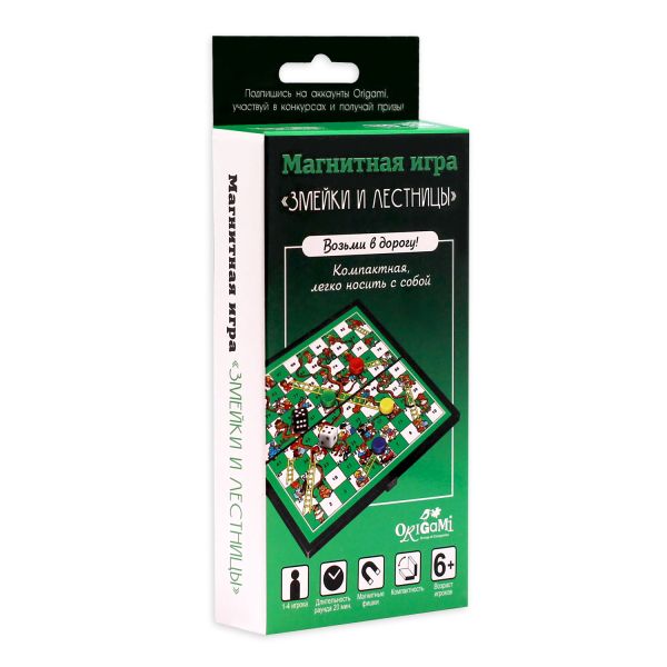 

Магнитная игра. Змейки и лестницы