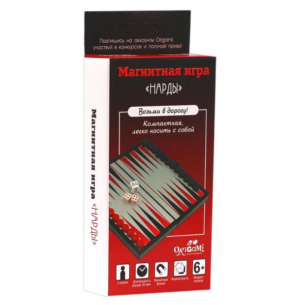 

Магнитная игра. Нарды