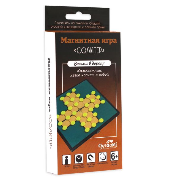 

Магнитная игра. Солитер