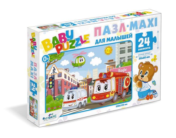

Пазл 24 эл. Для Малышей. Город