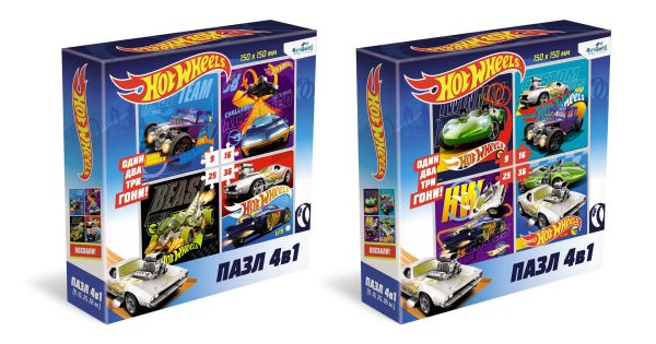 

Hot Wheels.Набор.4в1. 9-16-25-36Эл. в асс.05854