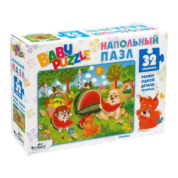 

Для Малышей.Пазл.32Эл.Напольный.Арбуз.05958