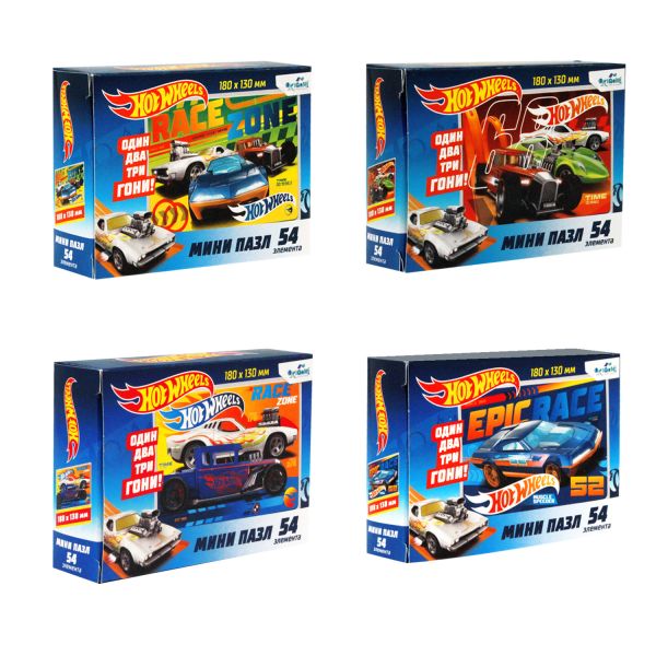 

Пазл-мини 54 эл. Hot Wheels