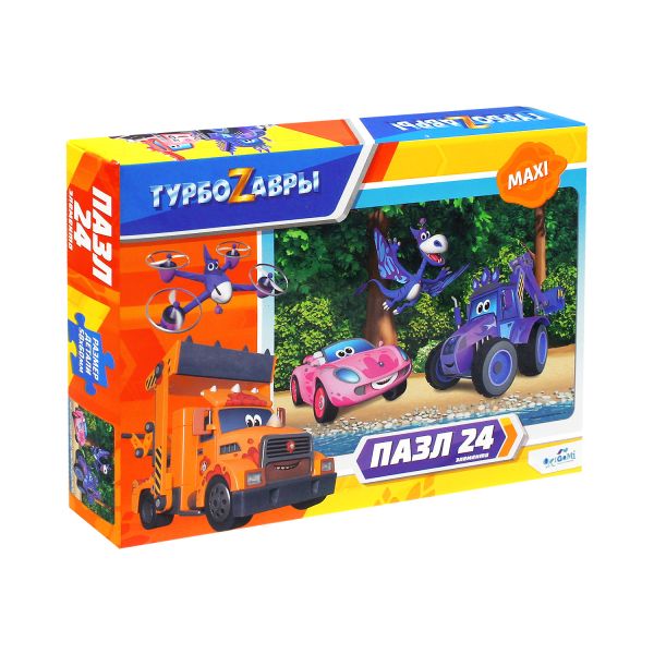 

Пазл 24 эл. Турбозавры №1