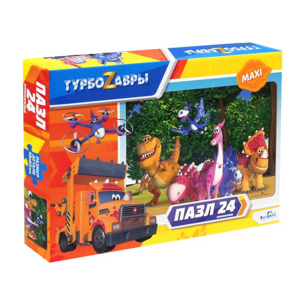 

Пазл 24 эл. Турбозавры №2