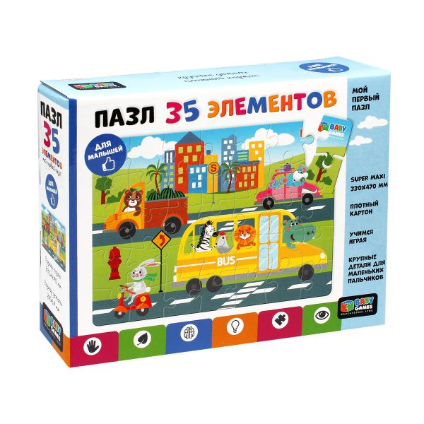 

Baby Games. Пазл.35 гиг. За рулём. Арт. 06507