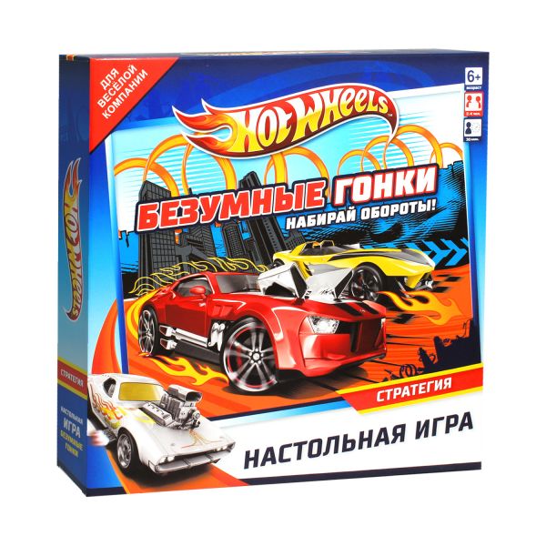 

Hot Wheels. Настольная игра. Безумные гонки! Арт.06510