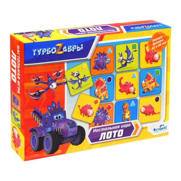 

Турбозавры. Настольная игра. Лото. Арт.06476